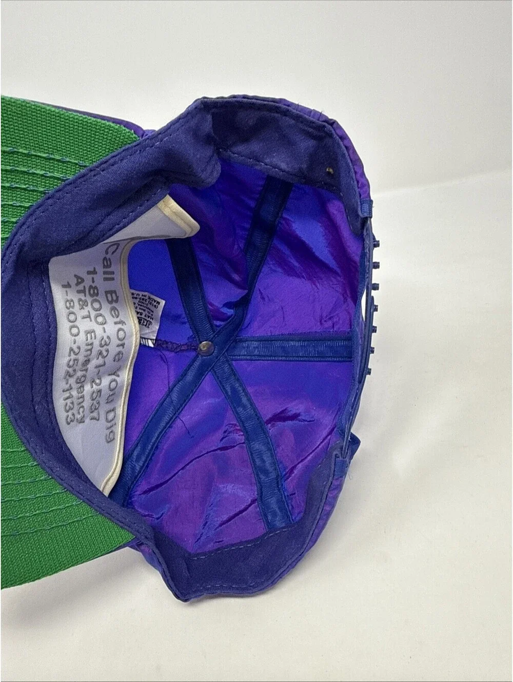 Vintage AT&T Purple Snapback USA 80s 90s Retro